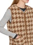  - COLDBREAKER - Pepitco Ultralight Houndstooth Fleece Gilet 