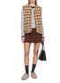 Figure View - Click To Enlarge - COLDBREAKER - Pepitco Ultralight Houndstooth Fleece Gilet 