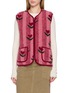 COLDBREAKER Pepitco Ultralight Flower Print Fleece Gilet 