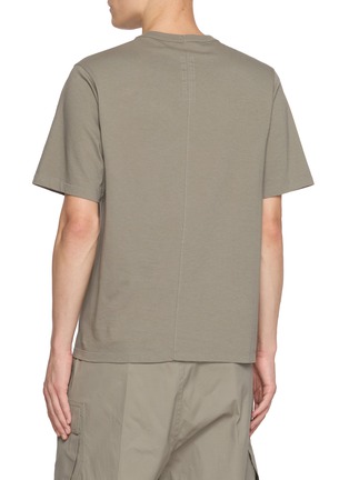 Back View - Click To Enlarge - RICK OWENS  - Brad Crewneck T-Shirt