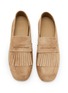 Detail View - Click To Enlarge - PEDDER RED - Quinn Suede Loafers