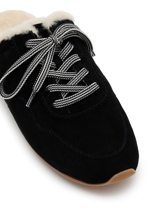 Detail View - Click To Enlarge - PEDDER RED - Estelle Suede Mules
