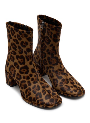 Detail View - Click To Enlarge - PEDDER RED - Mia 55 Leopard Print Boots