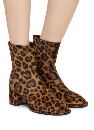 Figure View - Click To Enlarge - PEDDER RED - Mia 55 Leopard Print Boots