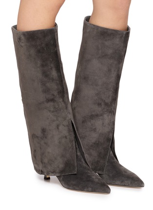 Figure View - Click To Enlarge - PEDDER RED - Cindy 45 Suede Boots