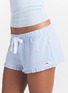 Figure View - Click To Enlarge - SKIMS - Cotton Poplin Sleep Ruffle Shorts