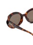 Detail View - Click To Enlarge - LOEWE - Silm Acetate Oval Sunglasses