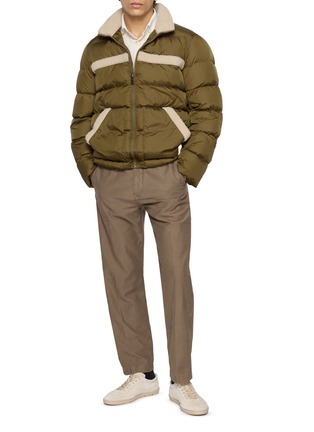 Figure View - Click To Enlarge - HERNO - Down Padded Mock Neck Jacket