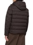 Back View - Click To Enlarge - HERNO - Hooded Wool Blend Down Jacket