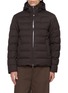 HERNO Hooded Wool Blend Down Jacket