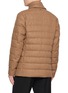 Back View - Click To Enlarge - HERNO - Down Bib Light Wool Padded Blazer