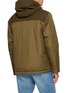 Back View - Click To Enlarge - HERNO - Contrast Hood Zip Up Jacket