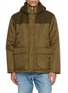 HERNO Contrast Hood Zip Up Jacket