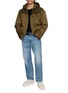 Figure View - Click To Enlarge - HERNO - Contrast Hood Zip Up Jacket