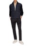 Figure View - Click To Enlarge - HERNO - Knit Sleeve Puffer Jacket