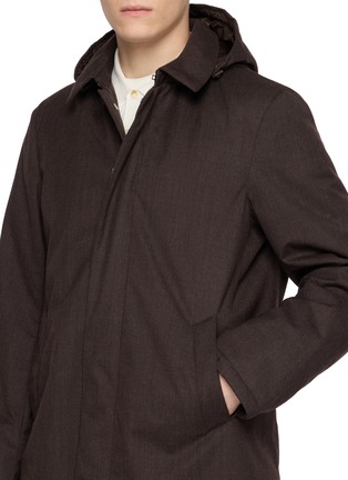  - HERNO - Hooded Wool Down Coat