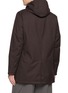Back View - Click To Enlarge - HERNO - Hooded Wool Down Coat
