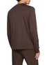 Back View - Click To Enlarge - HERNO - Long Sleeve Crewneck T-Shirt