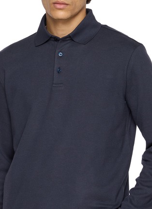  - HERNO - Cotton Cashmere Polo Shirt