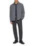 Figure View - Click To Enlarge - HERNO - Cotton Cashmere Polo Shirt