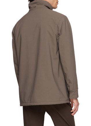 Back View - Click To Enlarge - HERNO - Fur Lined Carcoat