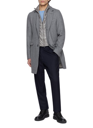 Figure View - Click To Enlarge - HERNO - Bib Layered Coat