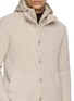  - HERNO - Double Collar Button Up Knit Jacket