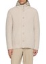 HERNO Double Collar Button Up Knit Jacket