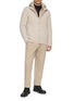 Figure View - Click To Enlarge - HERNO - Double Collar Button Up Knit Jacket