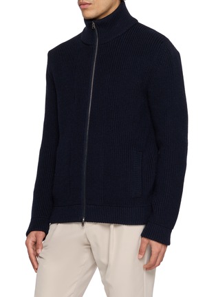 Detail View - Click To Enlarge - HERNO - Double Layered Zip Up Jacket