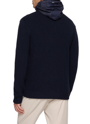 Back View - Click To Enlarge - HERNO - Double Layered Zip Up Jacket