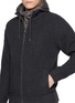  - HERNO - Padded Bib Ribbed Wool Knit Jacket