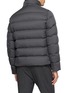Back View - Click To Enlarge - HERNO - Faux Fur Collar Bomber Jacket