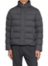 HERNO Faux Fur Collar Bomber Jacket