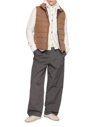 Figure View - Click To Enlarge - HERNO - Padded Light Wool Down Gilet