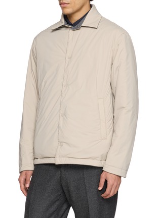 Detail View - Click To Enlarge - HERNO - Reversible Padded Shirt Jacket