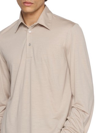  - HERNO - Buttoned Cuff Polo Shirt