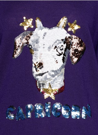 Detail View - Click To Enlarge - MARKUS LUPFER - 'Capricorn' sequin sweater