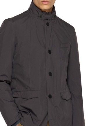  - HERNO - Zip and button closure