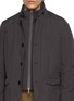 - HERNO - Zip and button closure