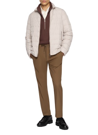 Figure View - Click To Enlarge - HERNO - Zip Up Puffer Jacket