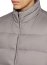  - HERNO - Faux Fur Collar Puffer Vest