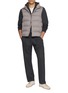 Figure View - Click To Enlarge - HERNO - Faux Fur Collar Puffer Vest