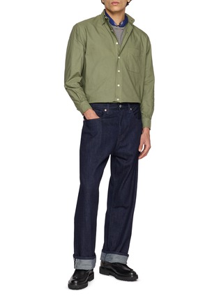 Figure View - Click To Enlarge - TOMORROWLAND - Supima Cotton Oxford Dress Shirt
