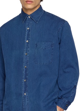  - TOMORROWLAND - Semi-Wide Collar Cotton Shirt
