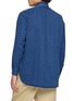 Back View - Click To Enlarge - TOMORROWLAND - Semi-Wide Collar Cotton Shirt