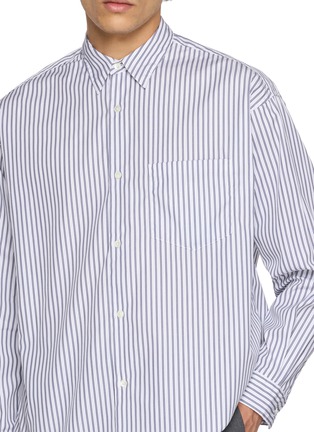 - TOMORROWLAND - Striped Cotton Long Shirt