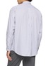 Back View - Click To Enlarge - TOMORROWLAND - Striped Cotton Long Shirt