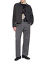 Figure View - Click To Enlarge - ARCH4 - Mr Hambley Argyle Print Knit Cashmere Sweater