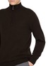  - ARCH4 - Mr Fenchurch Quarter Zip Knit Cashmere Sweater